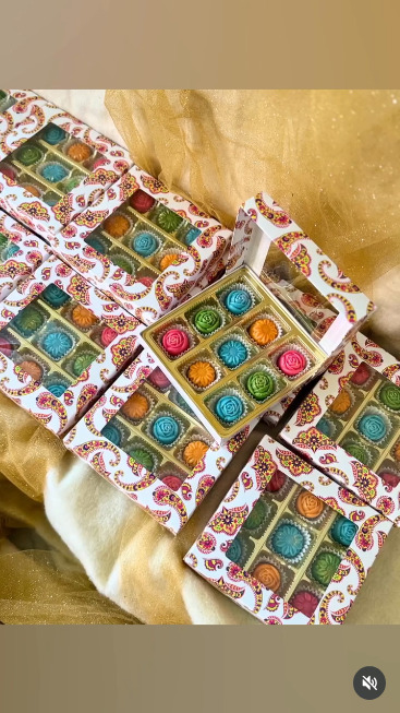 Assorted artisanal chocolates by H & I Artisans